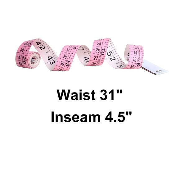 Aeropostale Jean Shorts Cuffed Bermuda Dark Wash Womens Size 5/6 Summer Beachy - Picture 5 of 5